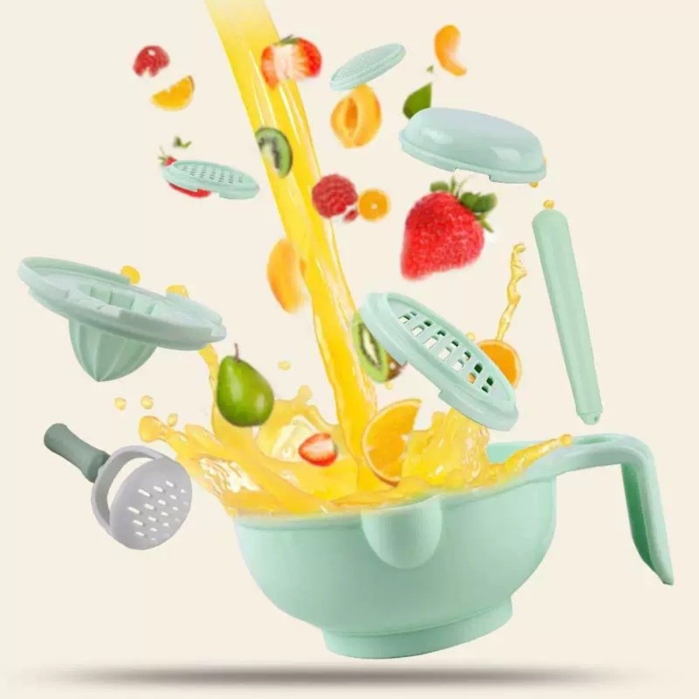 Solid color Baby Food Grinding - Baby Food Grater บทวิจารณ์และราคา