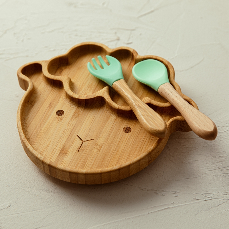 4pcs Children's Tableware Suct - Baby Food Dinner บทวิจารณ์และราคา