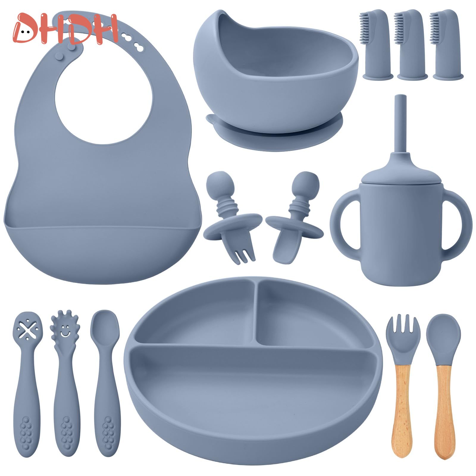 Silicone Baby Feeding Set Tabl - Baby Food Grater บทวิจารณ์และราคา