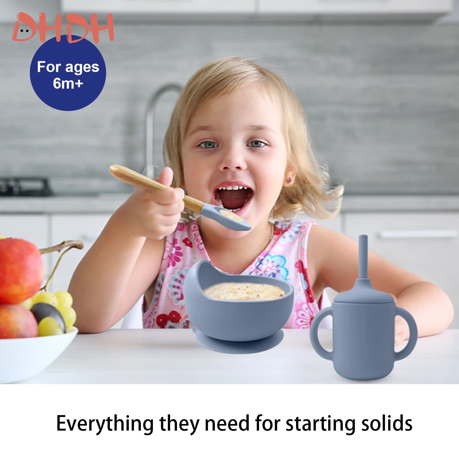 Silicone Baby Feeding Set Tabl - Baby Food Grater บทวิจารณ์และราคา
