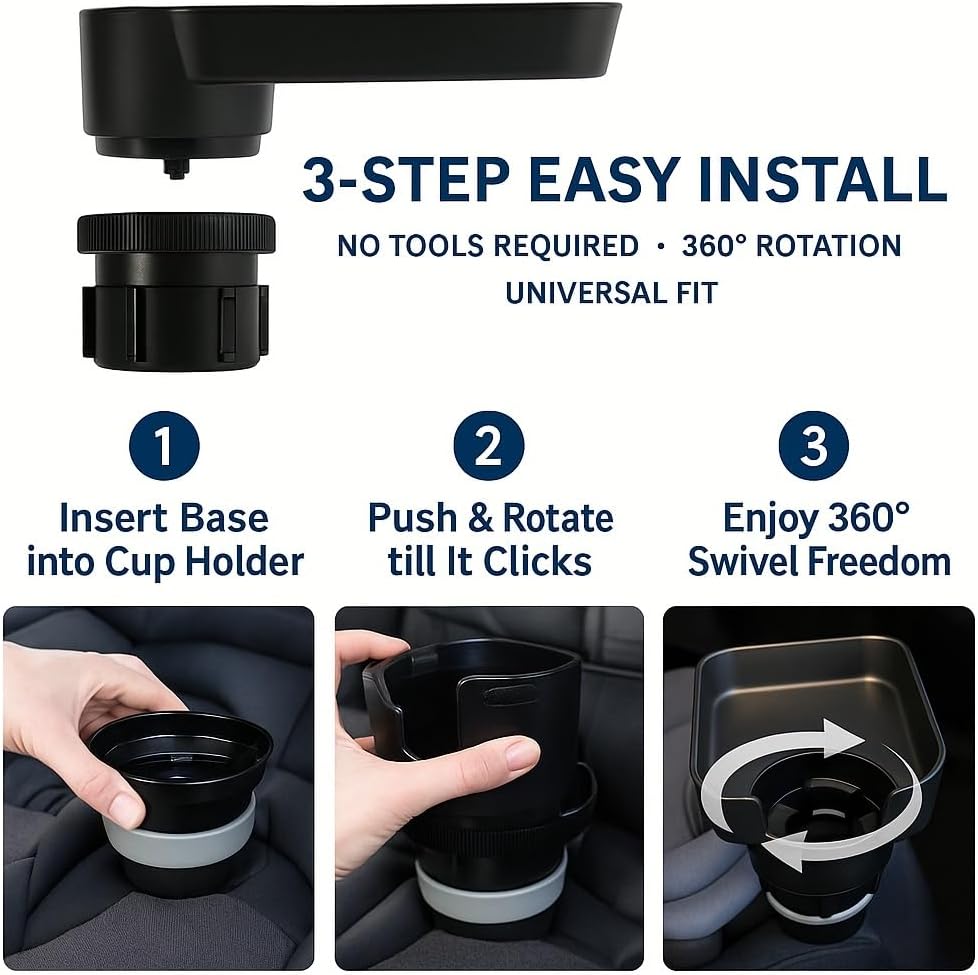 Kids Car Seat Tray with Adjust - Snack Cup Toddler บทวิจารณ์และราคา
