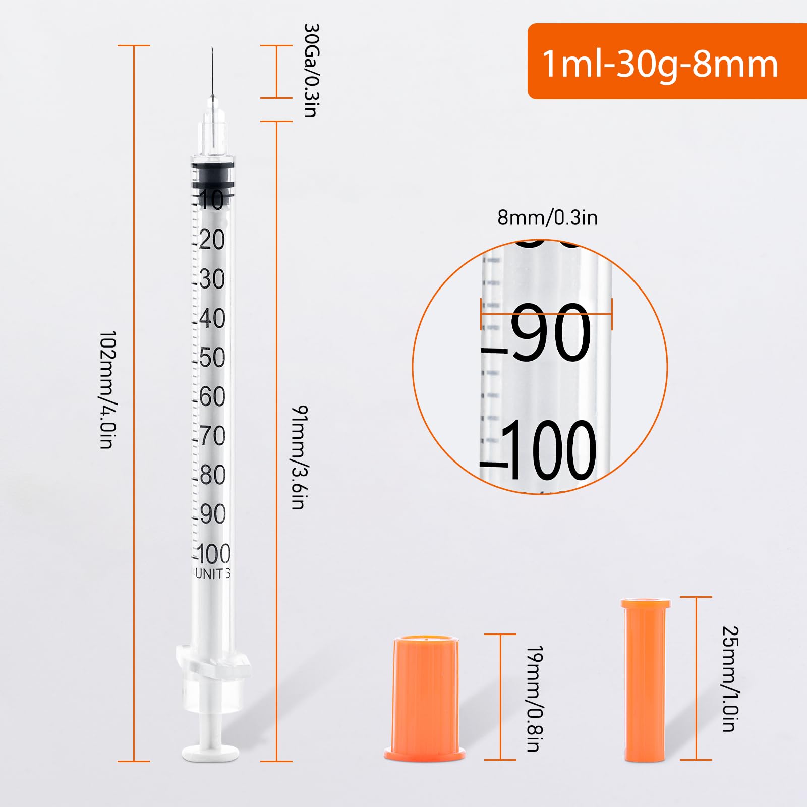 30PCS/Pack, 1ml Sterilized ins - Baby Food Allergy Rash บทวิจารณ์และราคา