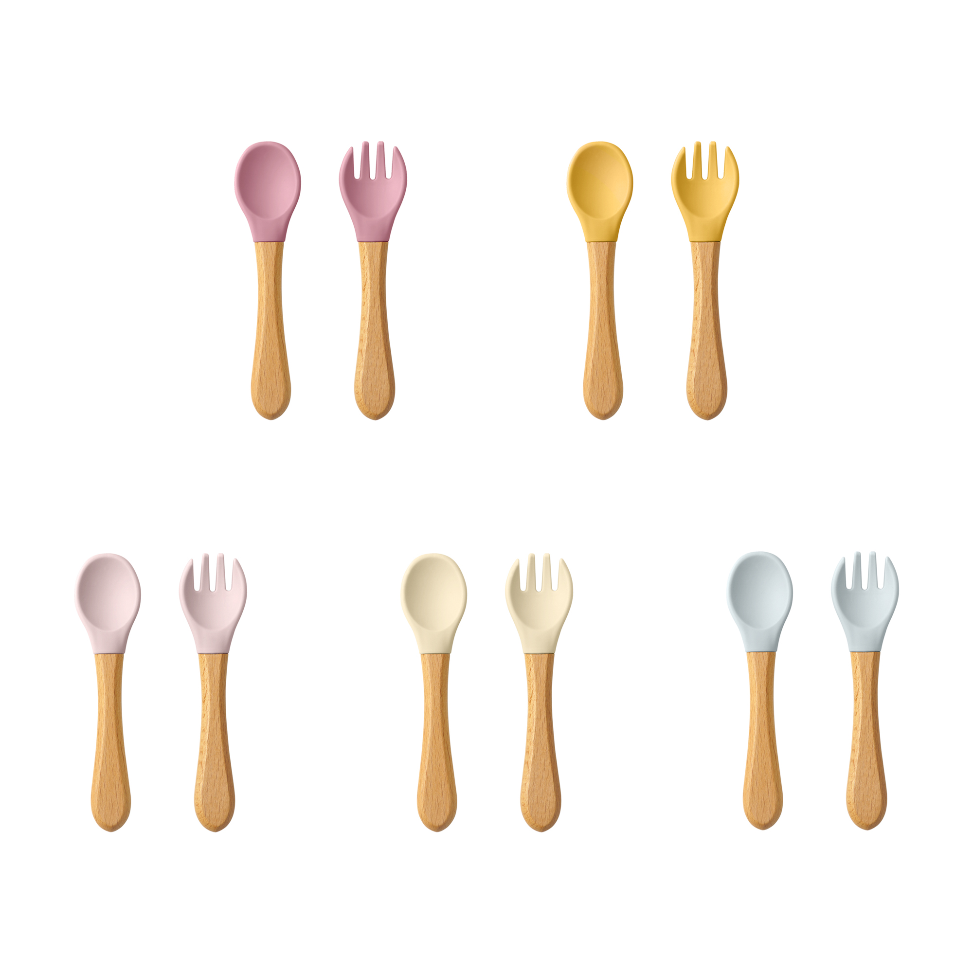 2PCS Baby Learning Spoons Uten - Baby Food Quantity บทวิจารณ์และราคา