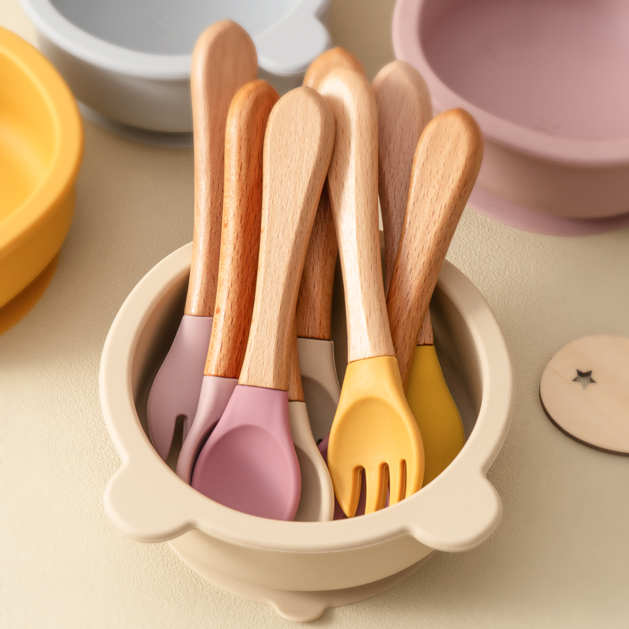 2PCS Baby Learning Spoons Uten - Baby Food Quantity บทวิจารณ์และราคา