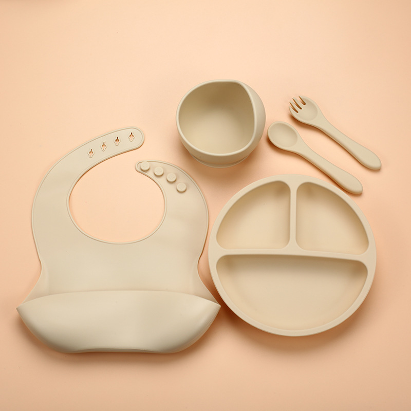 5Pcs Silicone Baby Feeding Set - Baby Food Grater บทวิจารณ์และราคา