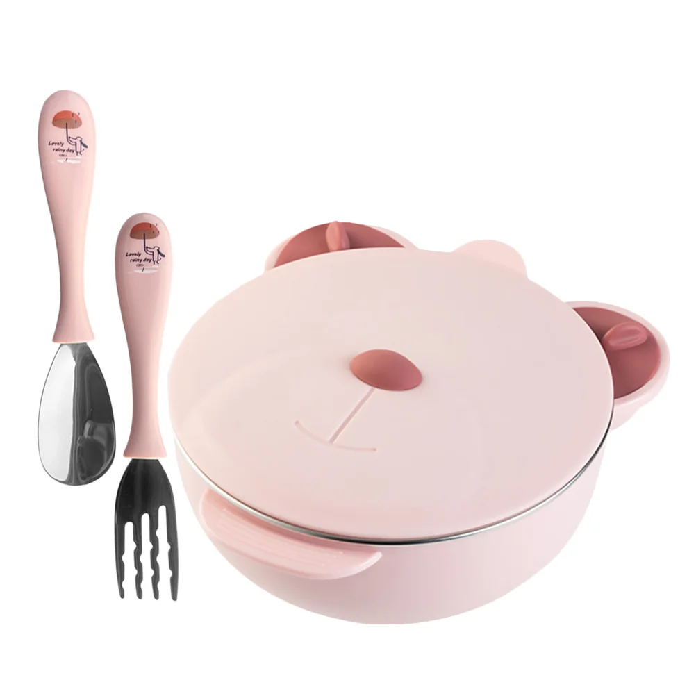 Stainless Steel Dinner Plate B - Baby Food Dinner บทวิจารณ์และราคา