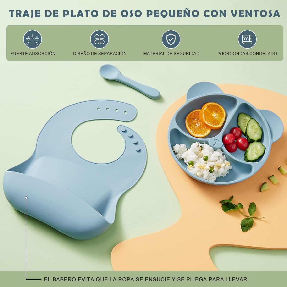 4PCS Baby Feeding Set with Bib - Baby Food Grater บทวิจารณ์และราคา