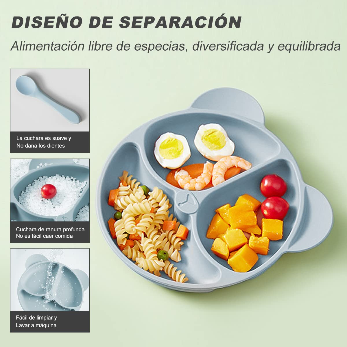 4PCS Baby Feeding Set with Bib - Baby Food Grater บทวิจารณ์และราคา
