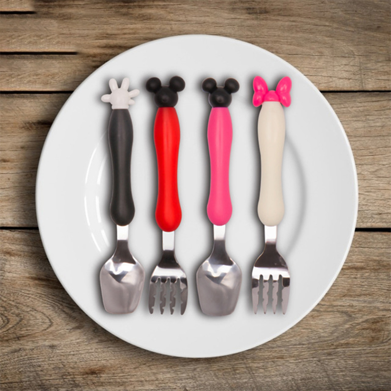 Cartoon Mickey Children Spoon  - Baby Food Quantity บทวิจารณ์และราคา