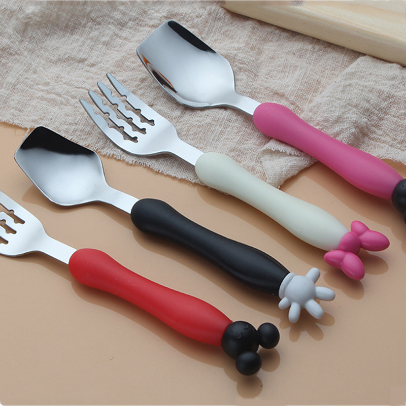 Cartoon Mickey Children Spoon  - Baby Food Quantity บทวิจารณ์และราคา