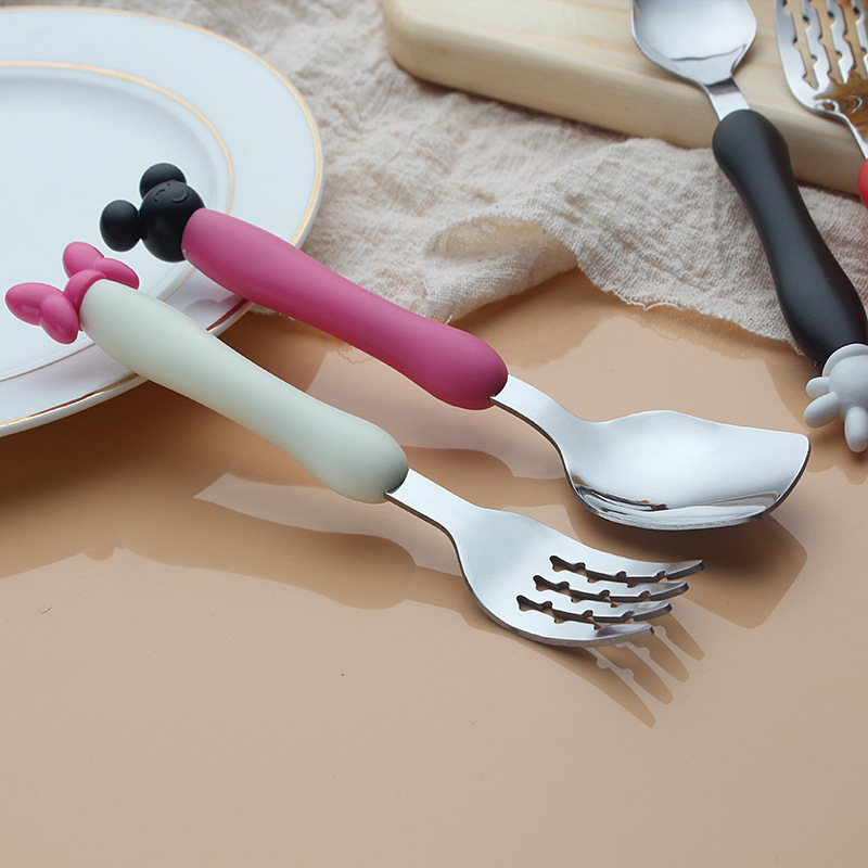 Cartoon Mickey Children Spoon  - Baby Food Quantity บทวิจารณ์และราคา
