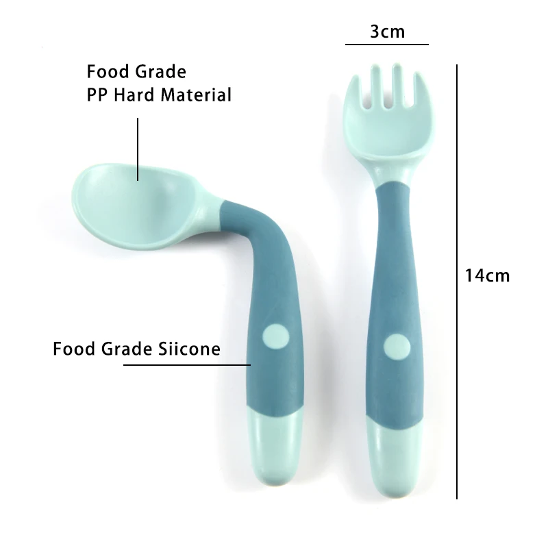 1 pair Silicone Spoon for Baby - Baby Food Grater บทวิจารณ์และราคา